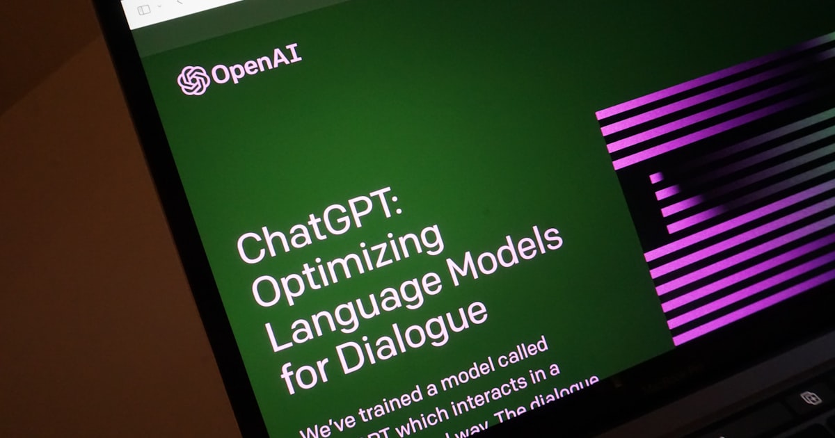 Tela de computador exibindo a interface do ChatGPT da OpenAI
